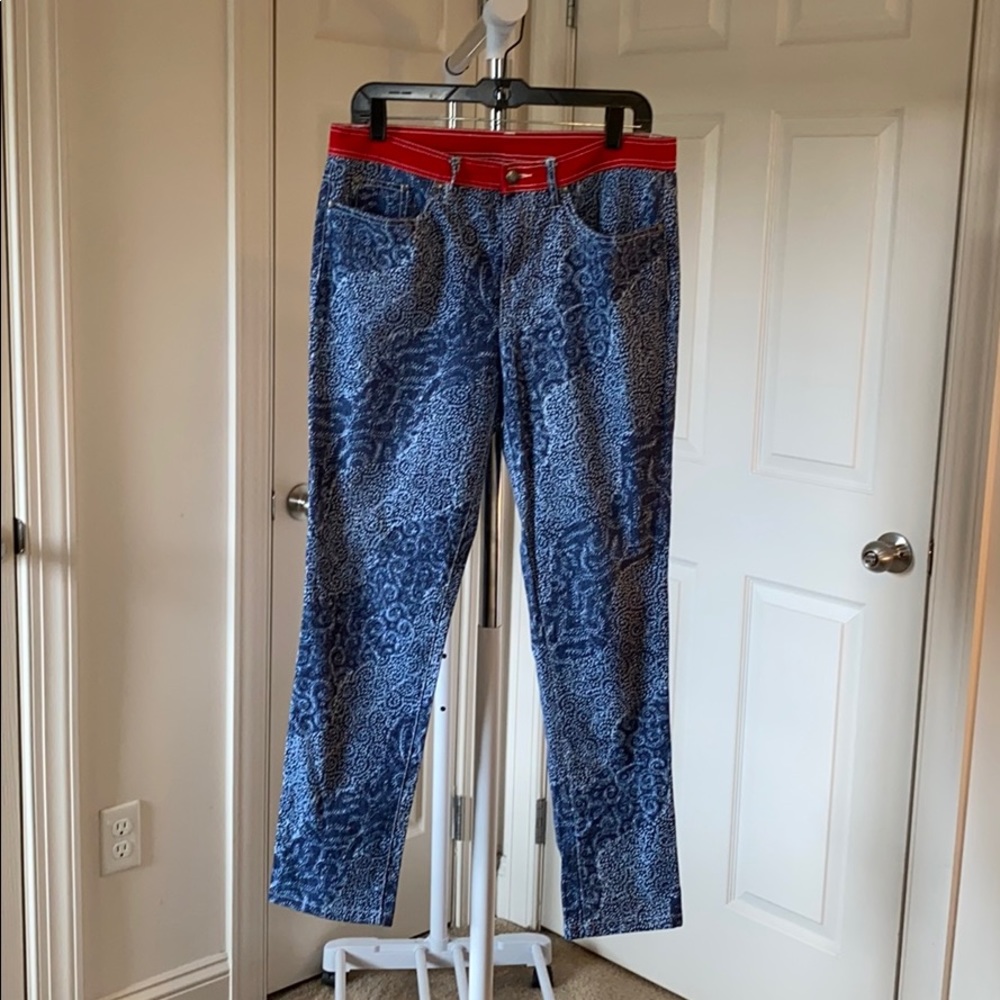 Fun Patterned Jeans by the Skye’s the Limit
